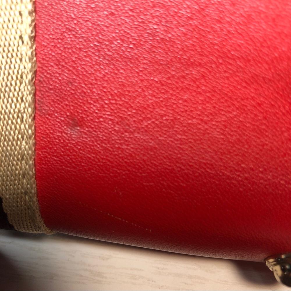 Kate Spade Madison Avenue Stewart Red Carpet Leather Studded Mega Lane Rare Bag - Picture 12 of 15